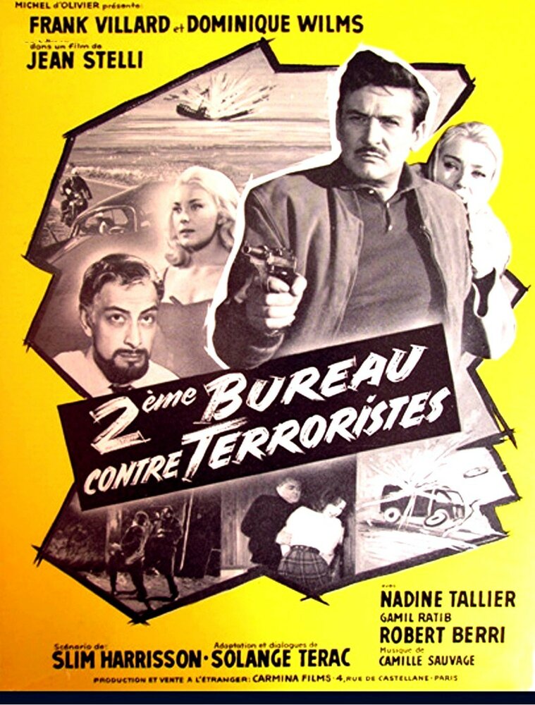 Deuxième bureau contre terroristes (1961) постер