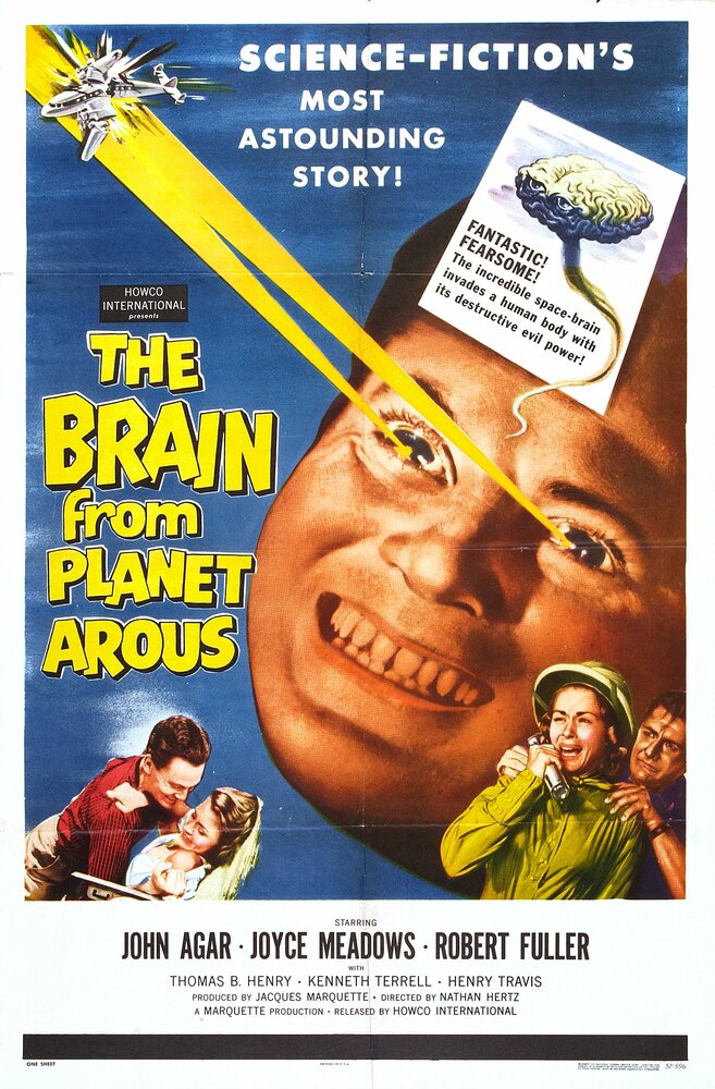 Мозг с планеты Ароус (1957) постер