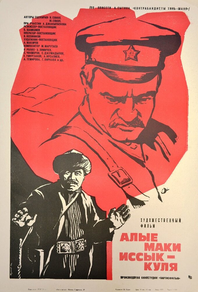Алые маки Иссык-Куля (1971) постер