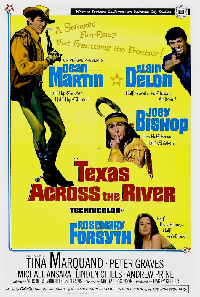 Техас за рекой (1966) постер