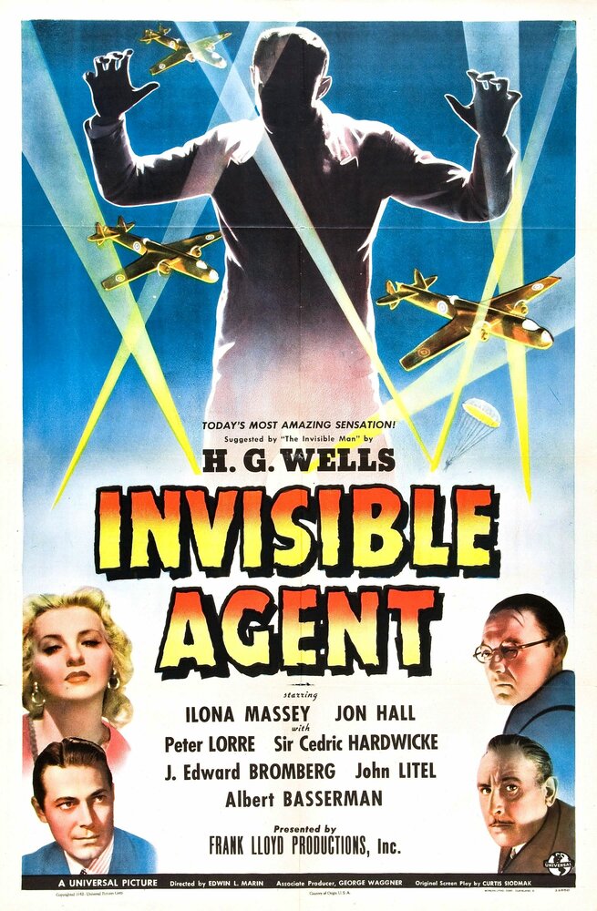 Невидимый агент (1942) постер