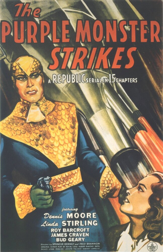 Пурпурный монстр атакует (1945) постер