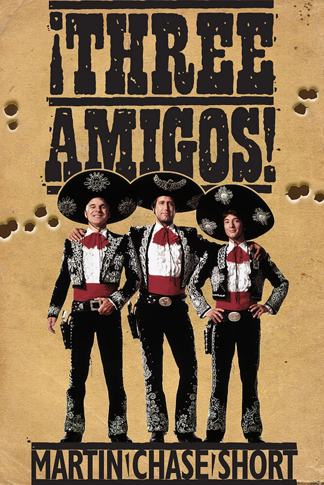 Три амигос! (1986) постер