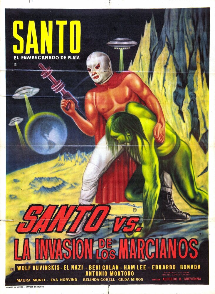 Санто против вторжения марсиан (1967) постер