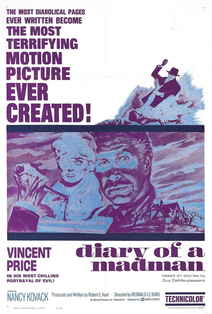 Дневник сумасшедшего (1962) постер