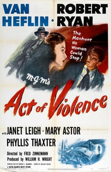 Акт насилия (1948) постер