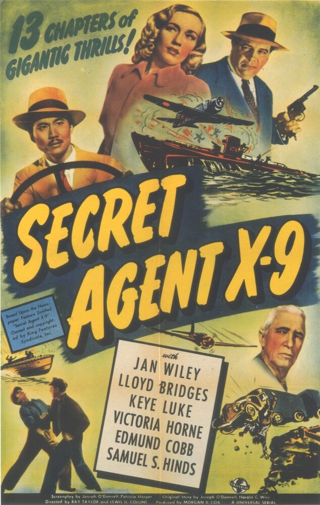 Секретный агент X-9 (1945) постер